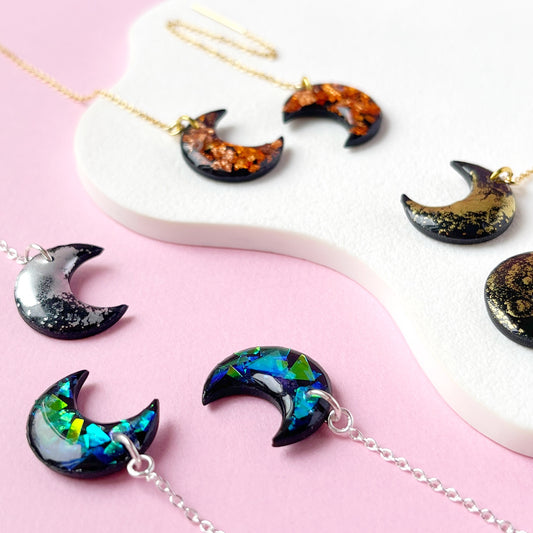 Over the Moon Threader Earrings