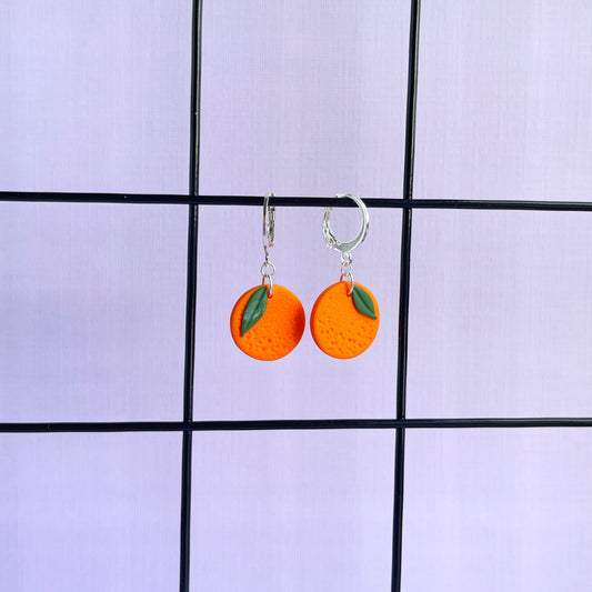 Orange Peel Earrings
