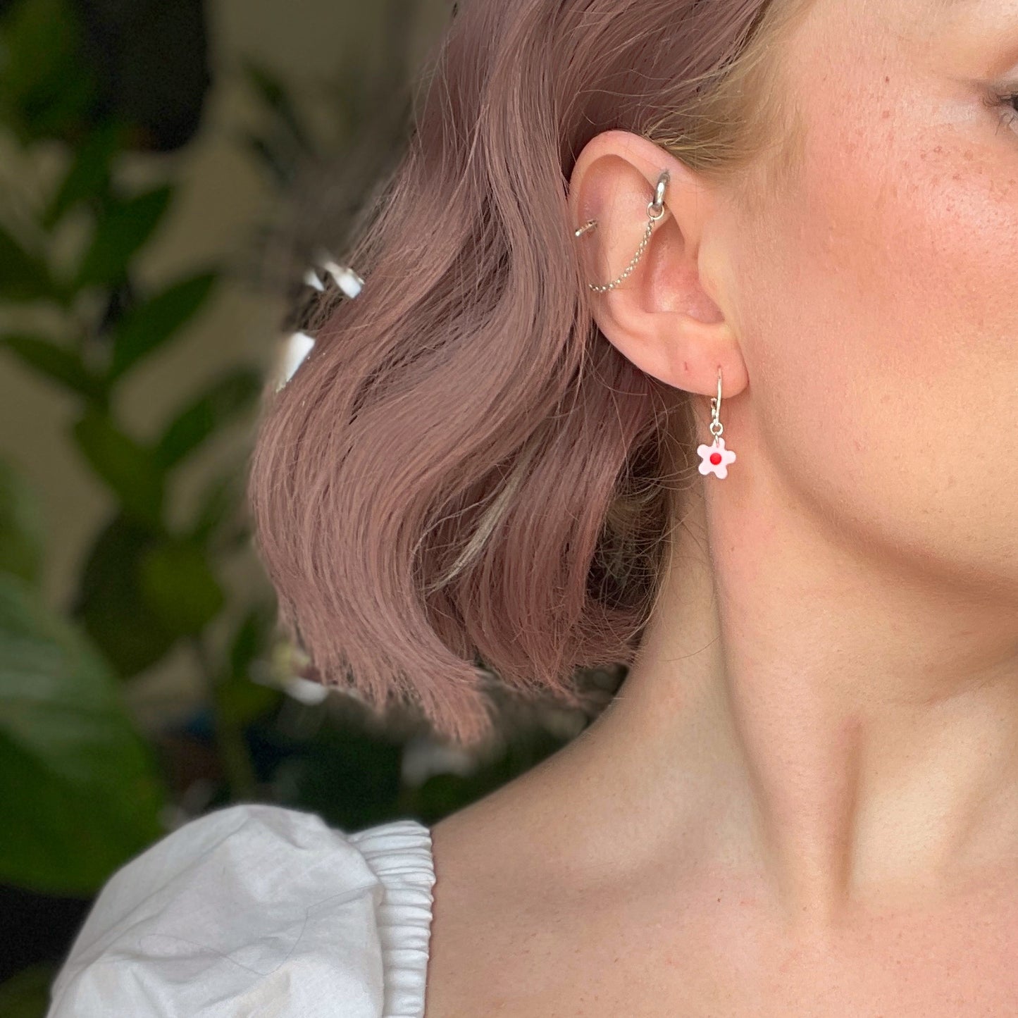 Blooming Gorgeous Flower Hoops
