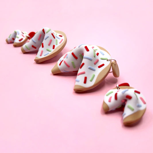 Cake Shifter Fortune Cookie Earrings