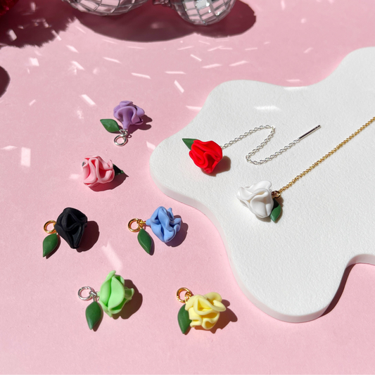 Kiss From a Rose Threader Earrings