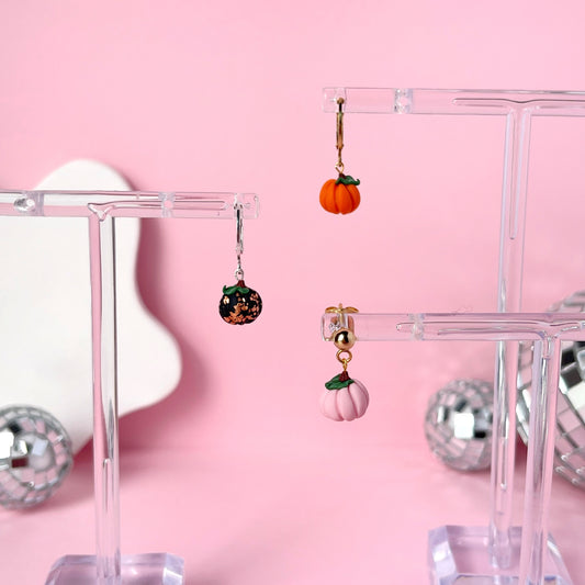 Pretty Puny Pumpkin Earrings