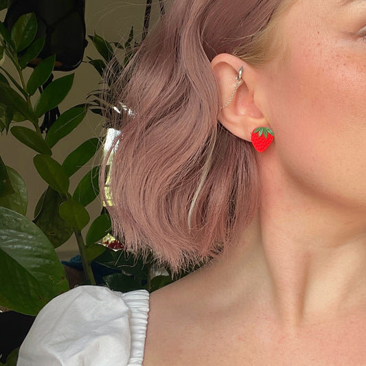 Sweet Strawberry Studs