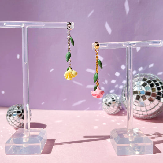 Kiss From a Rose Drop Earrings