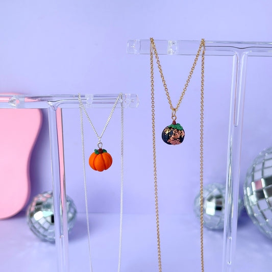 Pretty Puny Pumpkin Necklace