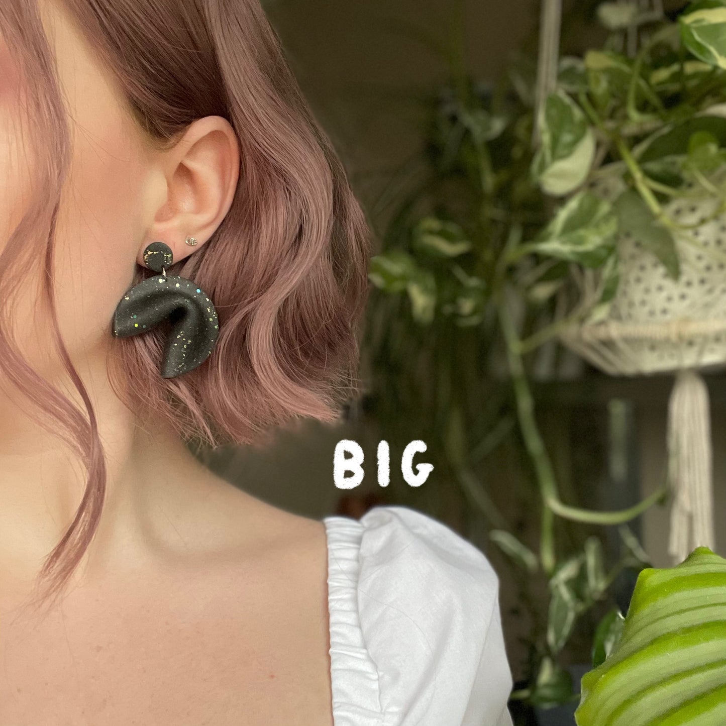 Star Gazer Fortune Cookie Earrings