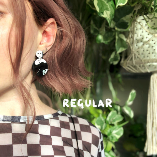 Hello Screamu Fortune Cookie Earrings