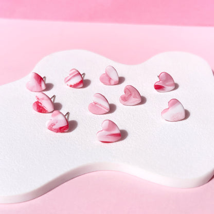 Heart Studs