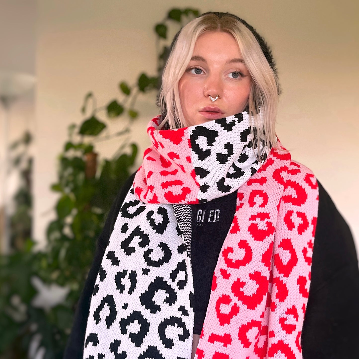 Leopard Print Scarf