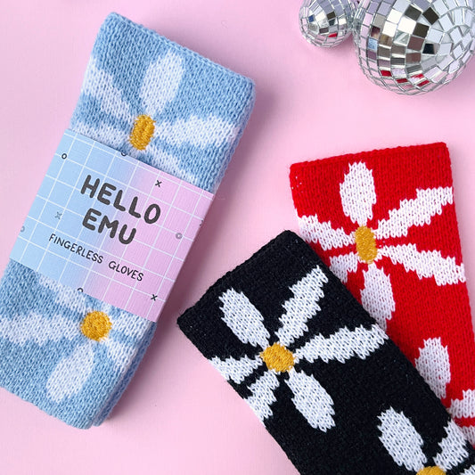 Daisy Fingerless Gloves