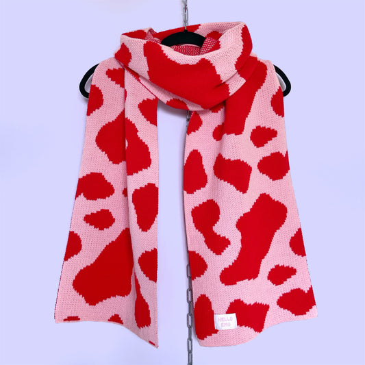 Cow Print Scarf