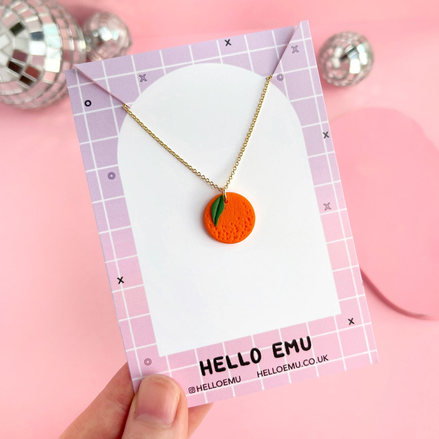 Orange Peel Necklace
