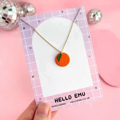 Orange Peel Necklace