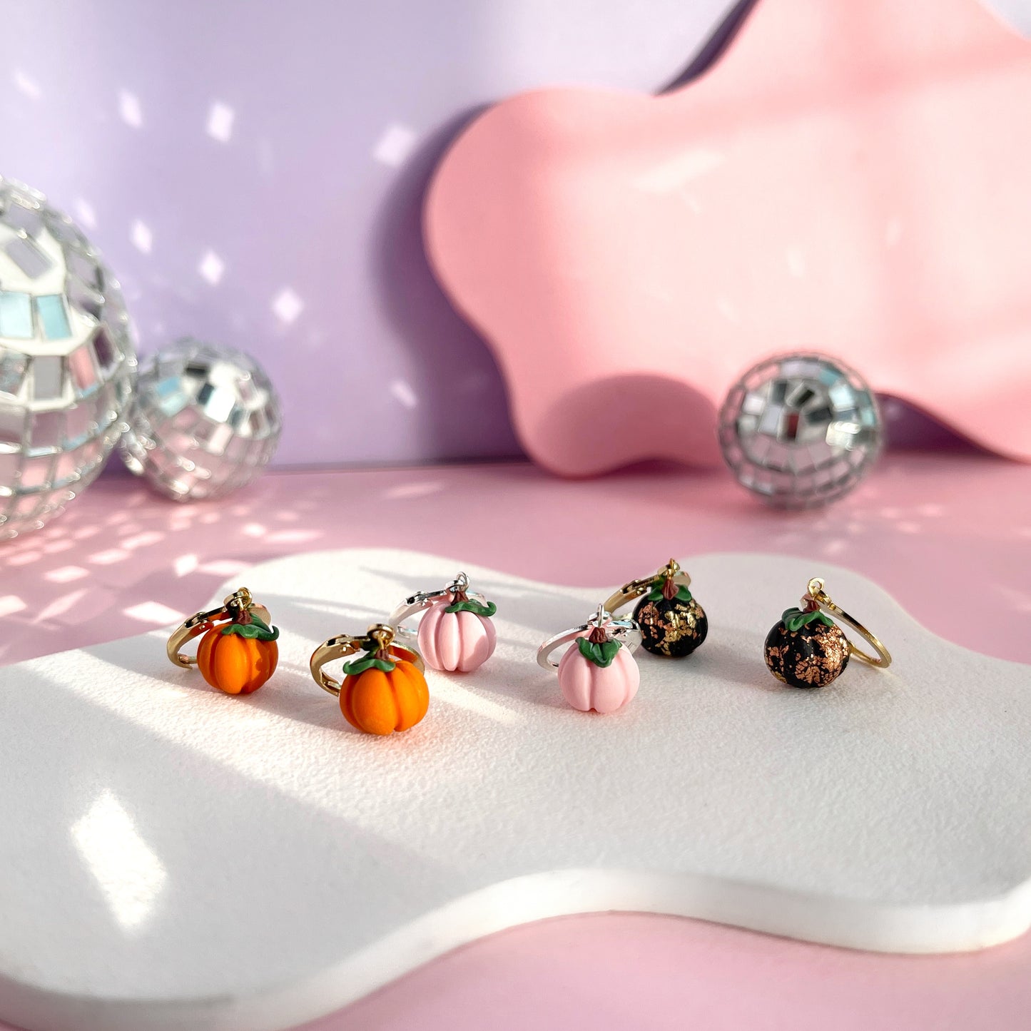 Pretty Puny Pumpkin Earrings