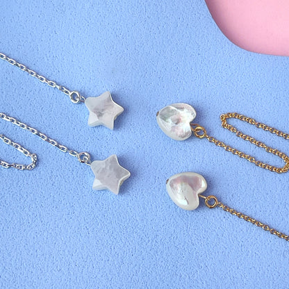 Mother of Pearl Threader Earrings