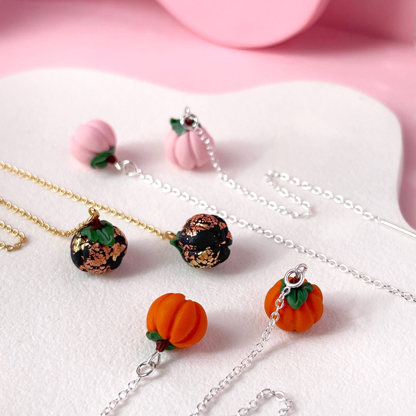 Pretty Puny Pumpkin Necklace