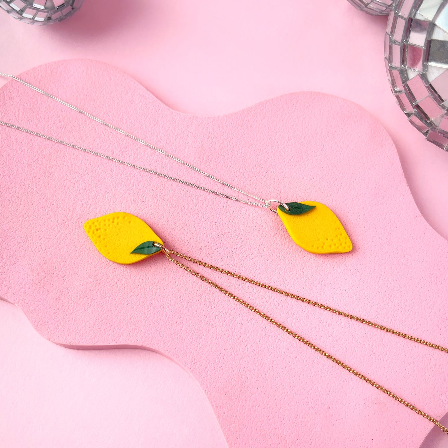 Sherbet Lemon Necklace