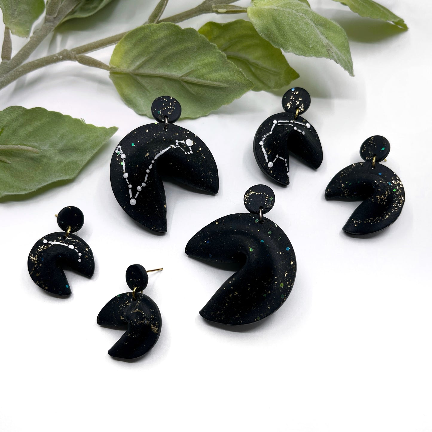 Star Gazer Fortune Cookie Earrings