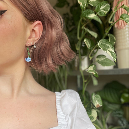 Kiss From a Rose Drop Earrings
