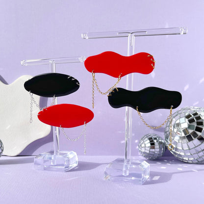 Chain Reaction Hair Clips
