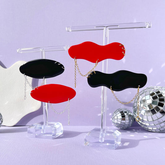 Chain Reaction Hair Clips