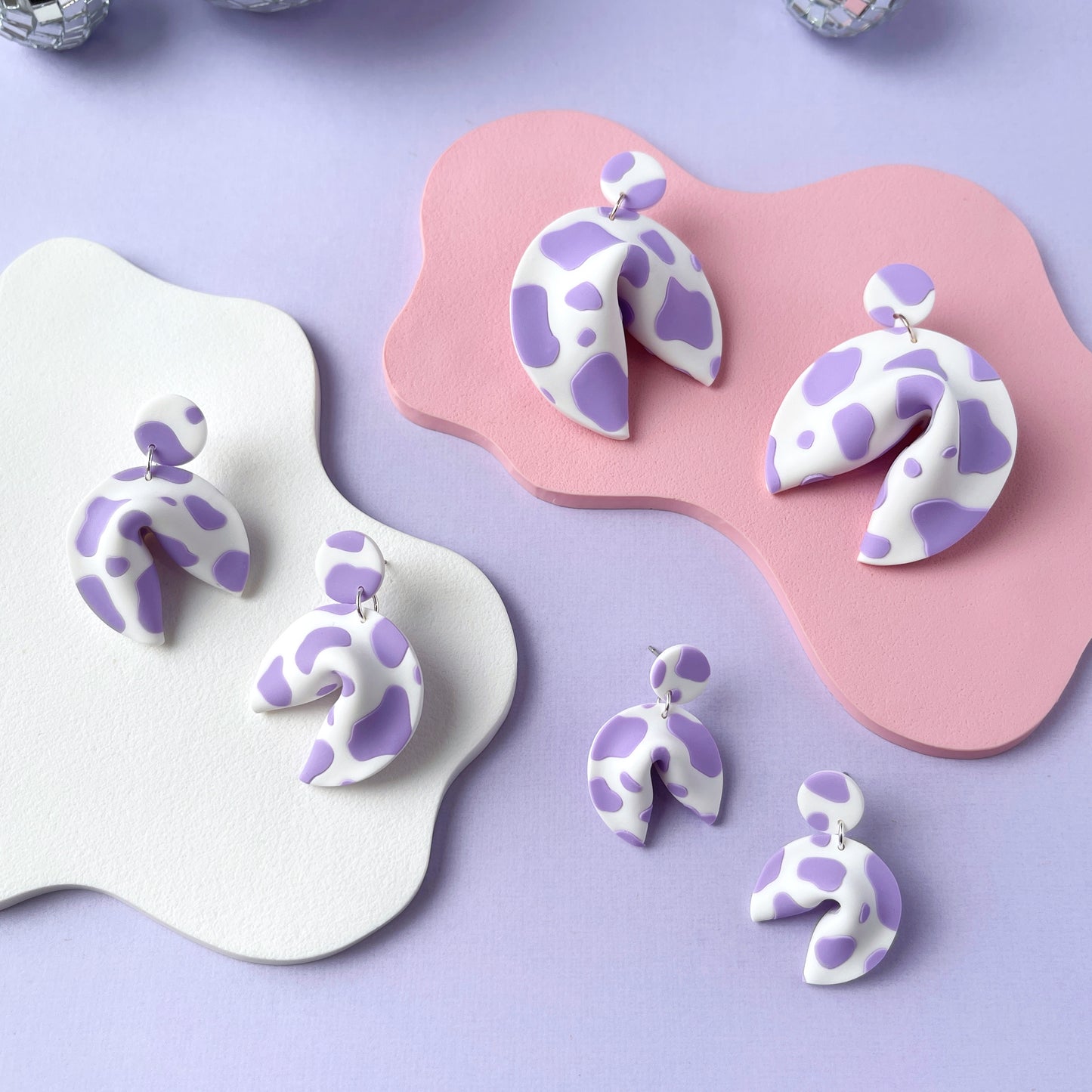 Deja Moo Fortune Cookie Earrings