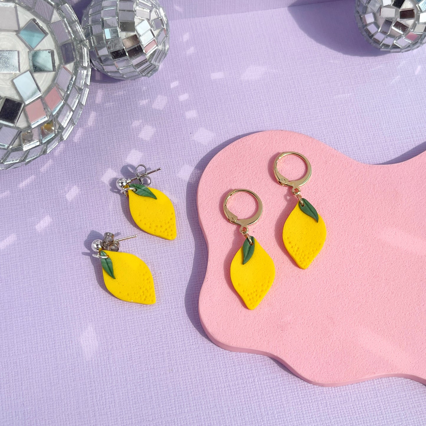 Sherbet Lemon Earrings