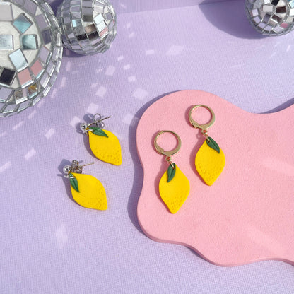 Sherbet Lemon Earrings