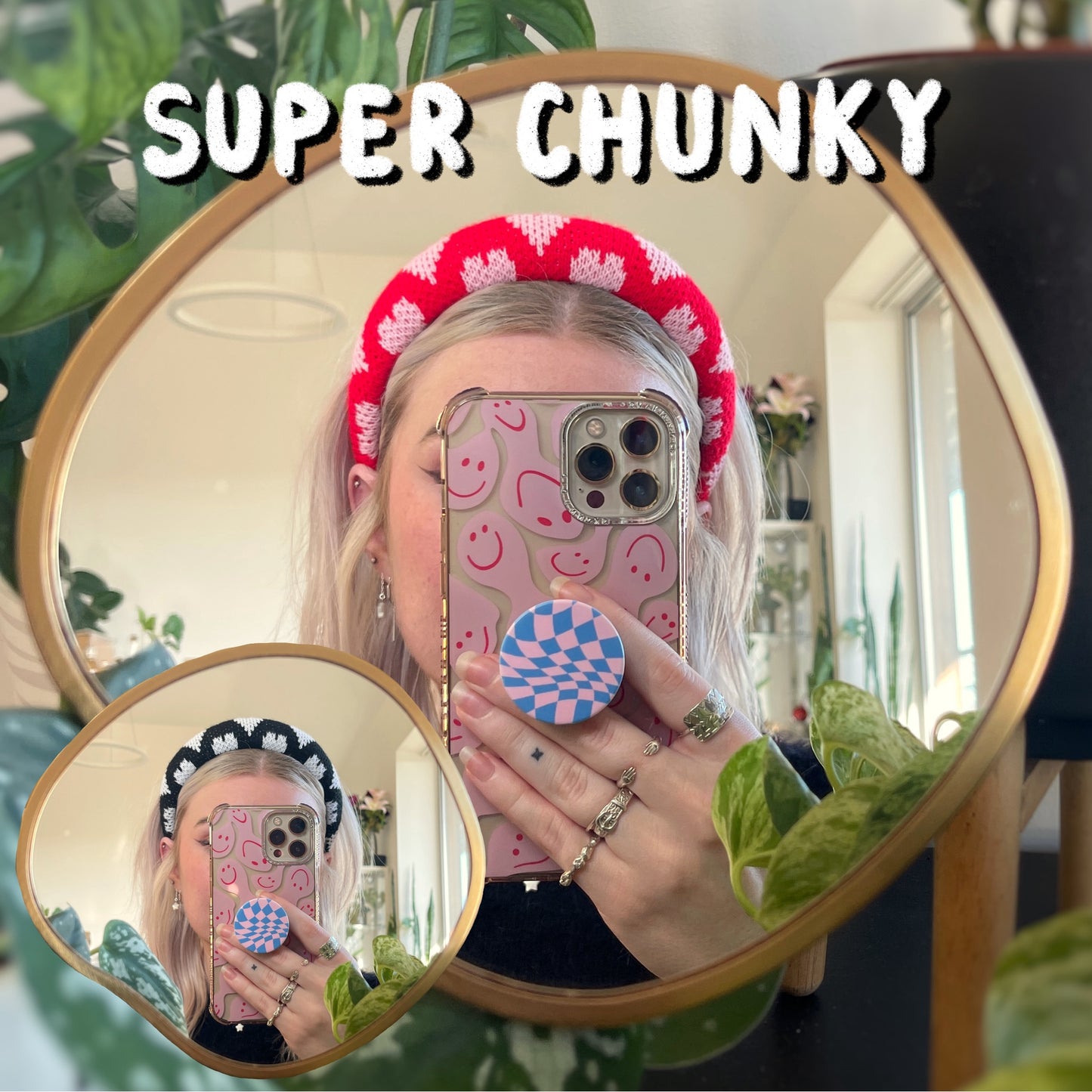 Heart Print Hairband