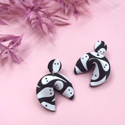 Hello Screamu Fortune Cookie Earrings