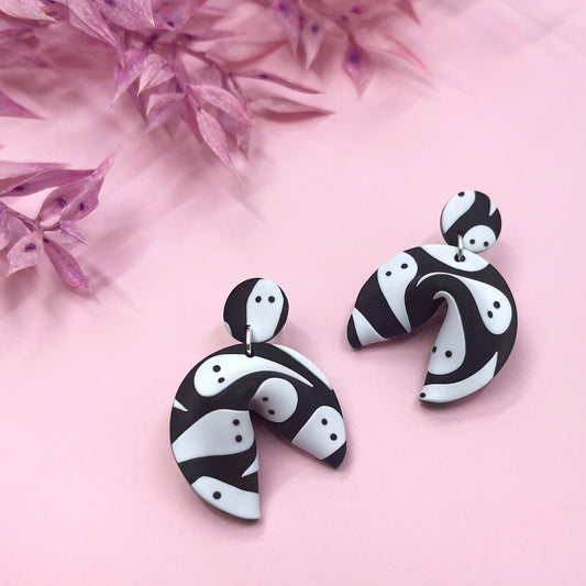 Hello Screamu Fortune Cookie Earrings