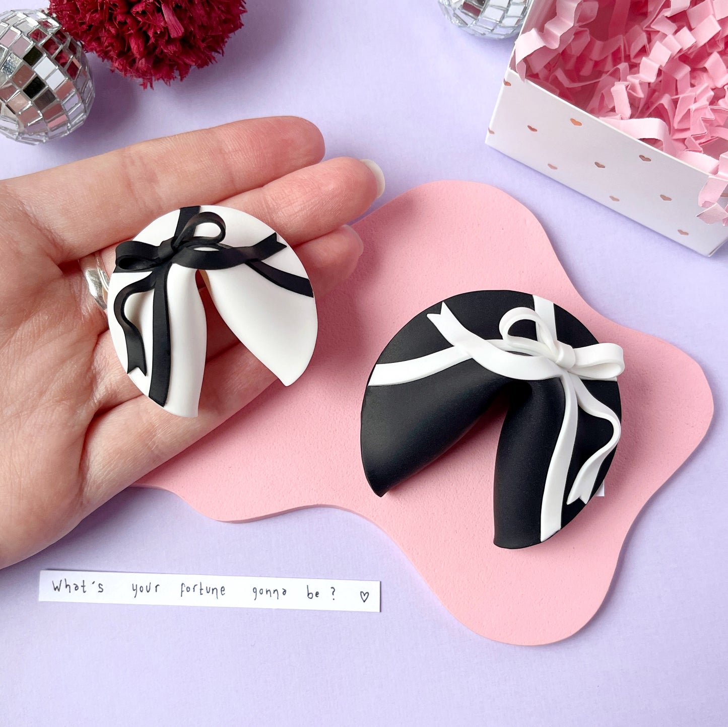 Wrap It Up Fortune Cookie Sculpture