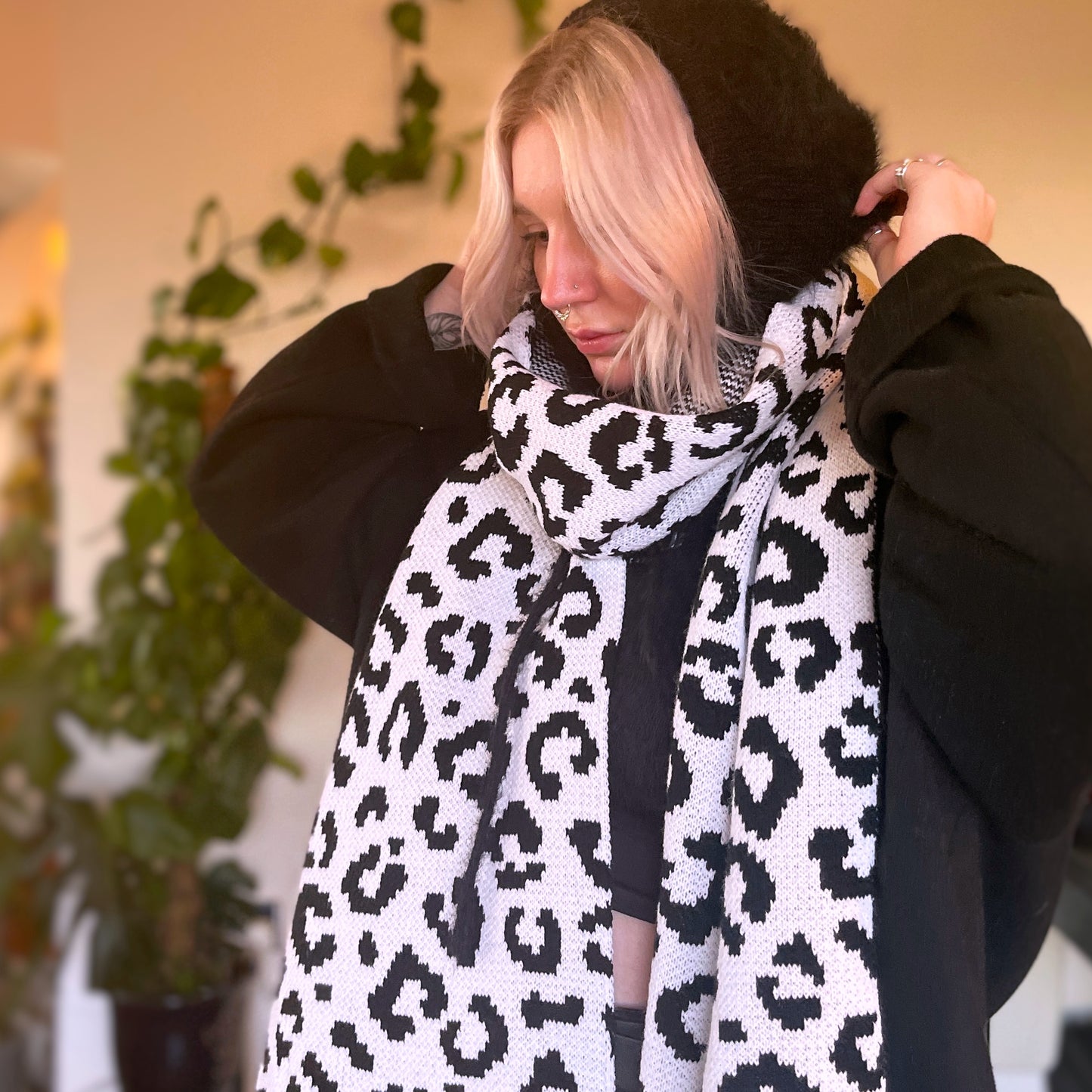 Leopard Print Scarf