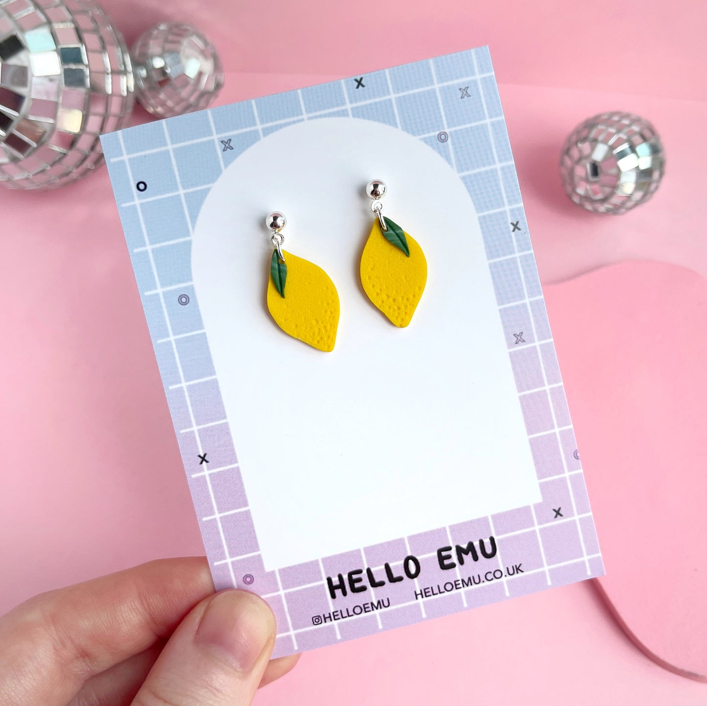 Sherbet Lemon Earrings