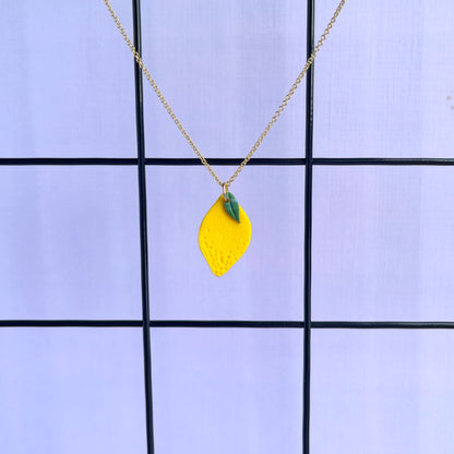 Sherbet Lemon Necklace