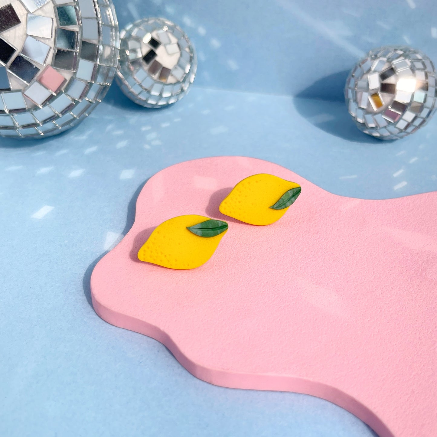 Sherbet Lemon Studs