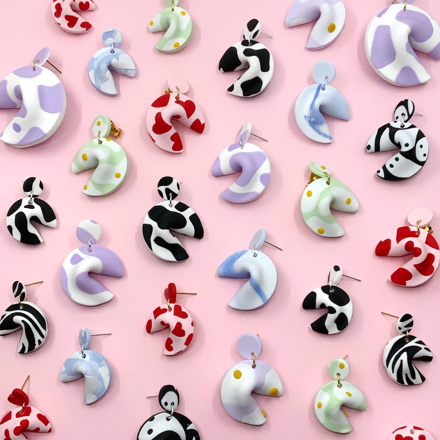 Hello Screamu Fortune Cookie Earrings