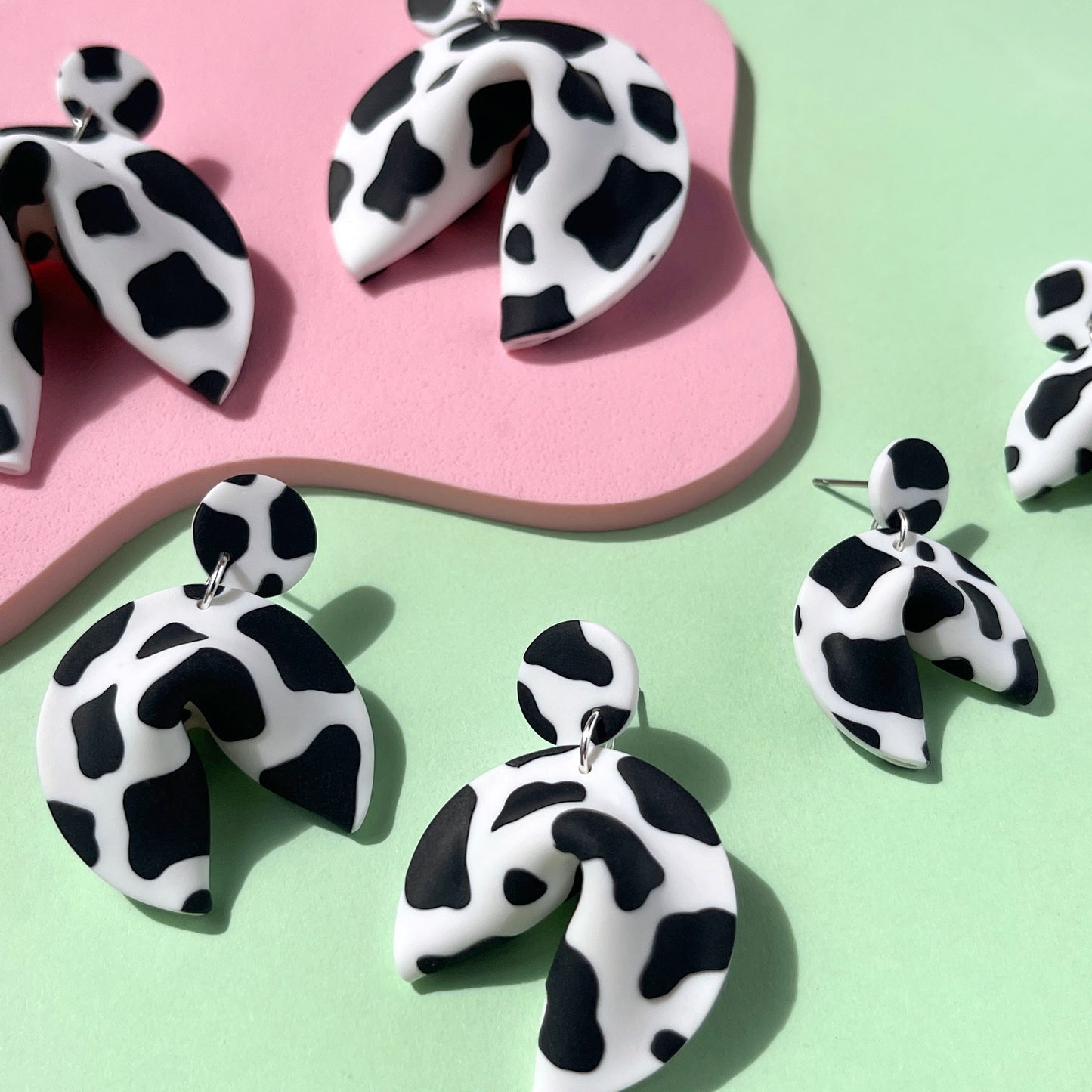 Deja Moo Fortune Cookie Earrings