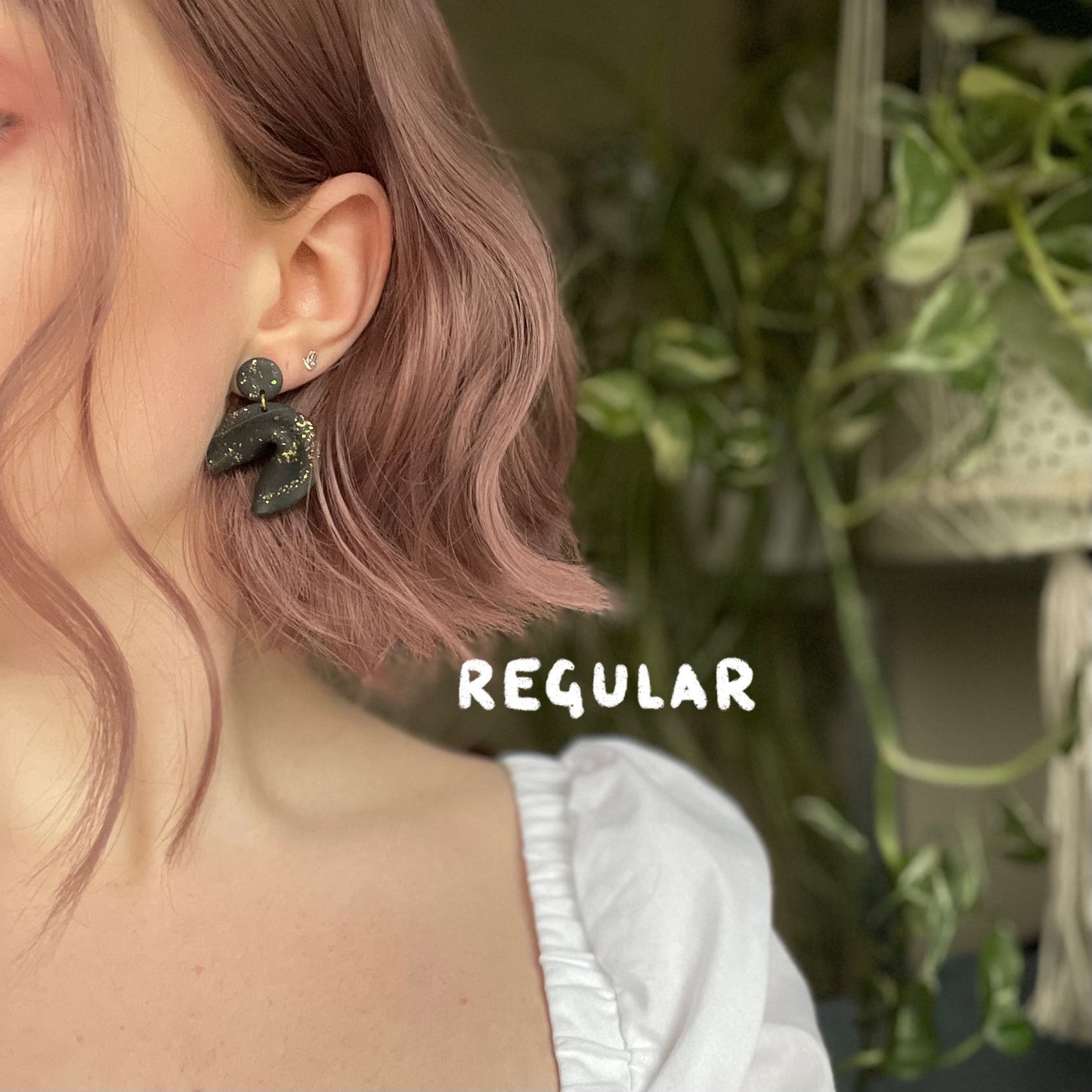 Star Gazer Fortune Cookie Earrings