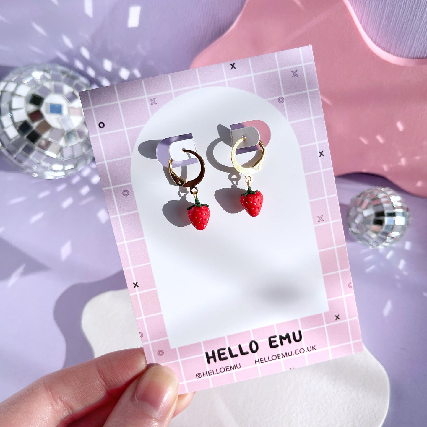 Itty Bitty Strawberry Earrings