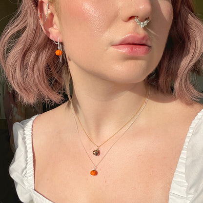 Pretty Puny Pumpkin Necklace