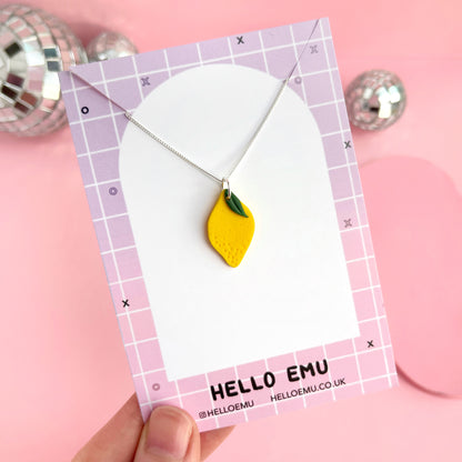 Sherbet Lemon Necklace
