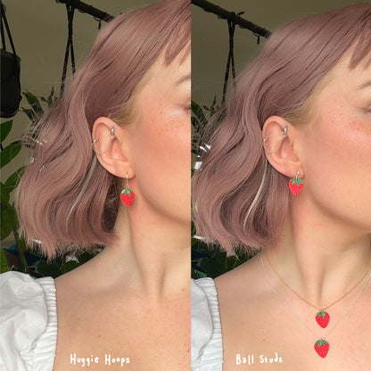 Sweet Strawberry Earrings
