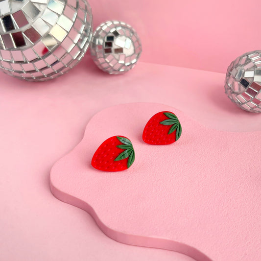 Sweet Strawberry Studs