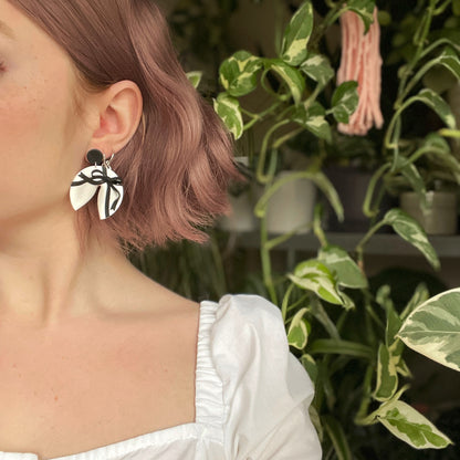 Wrap It Up Fortune Cookie Earrings