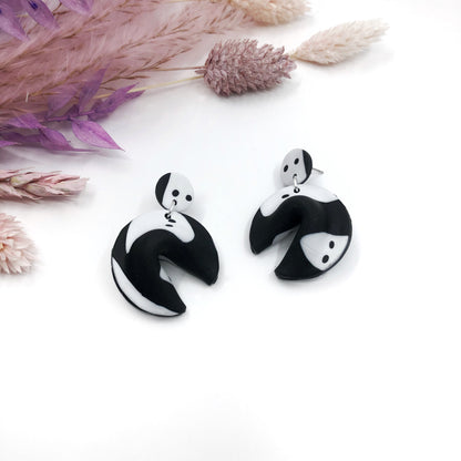 Hello Screamu Fortune Cookie Earrings