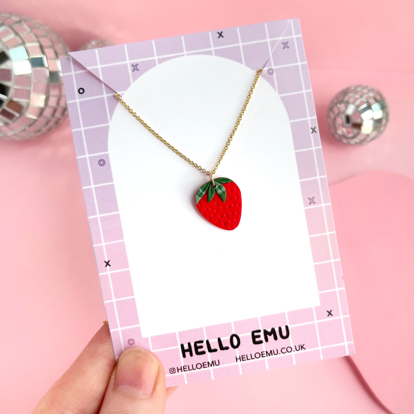Sweet Strawberry Necklace