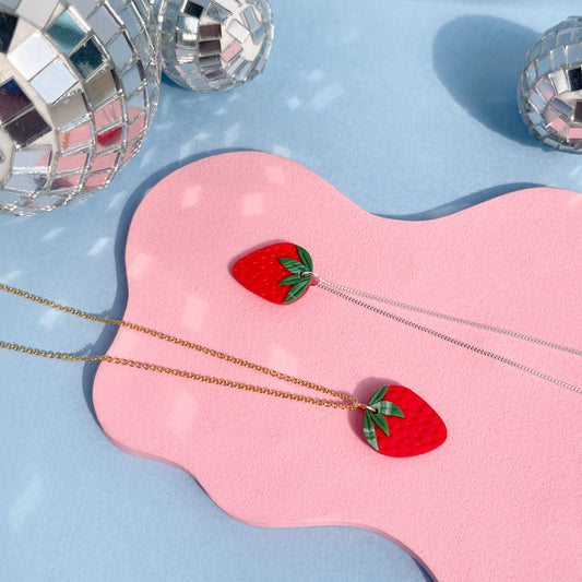 Sweet Strawberry Necklace