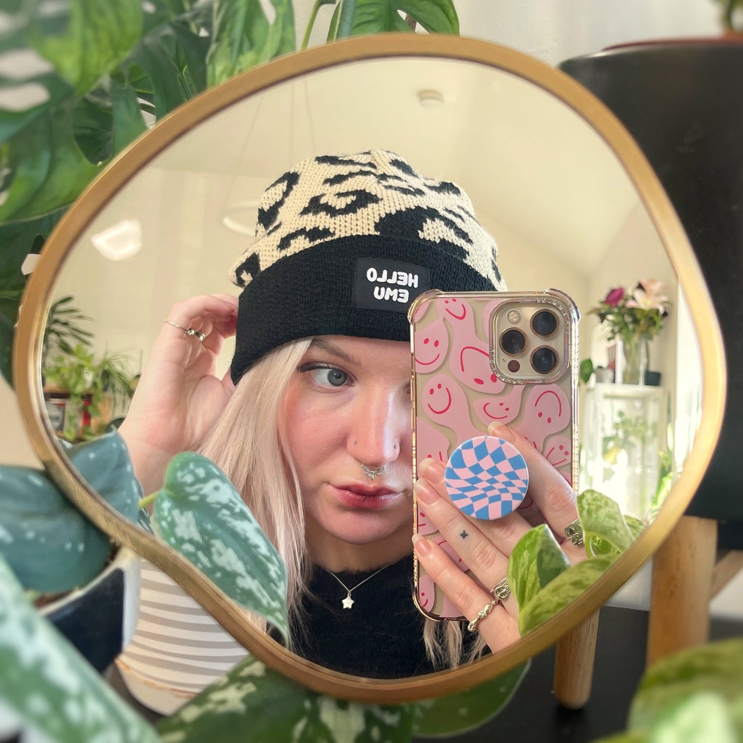 Leopard Print Beanie