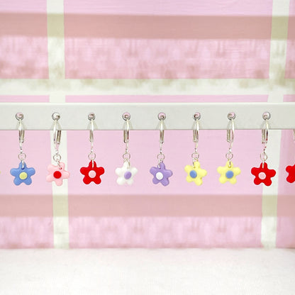 Blooming Gorgeous Flower Hoops